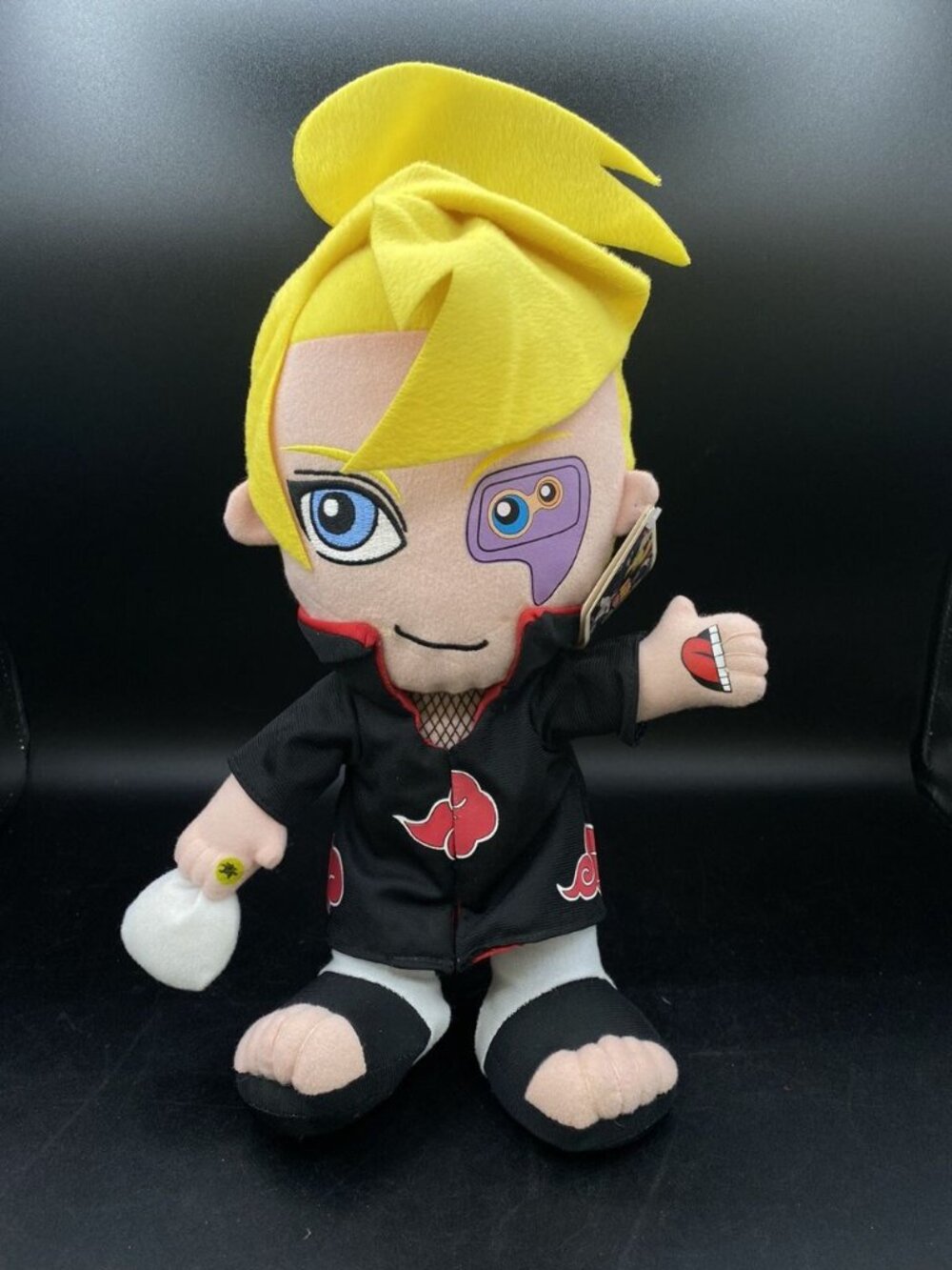 Naruto Shippuden Deidara 17” Plush Akatsuki 2007 Banpresto Japanese READ